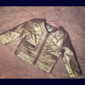 Toddler Girls faux leather jacket by Genuine Kids